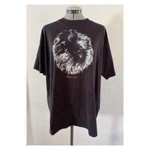 VTG Fruit of The Loom Sz XL Graphic Pomeranian Appreciation Tee Single Stitch